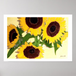 SONNENBLUMEN POSTER