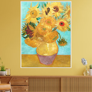 Sonnenblumen, Postimpressionistische Stilleben-Mal Leinwanddruck