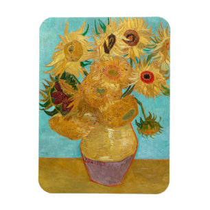 Sonnenblumen, Postimpressionistische Stilleben-Mal Magnet