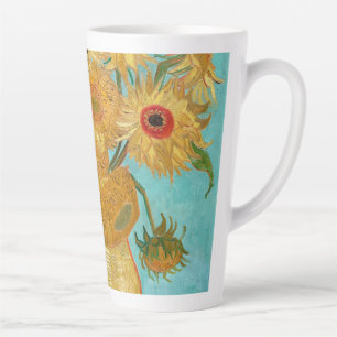 Sonnenblumen, postimpressionistisches Stillleben-G Milchtasse