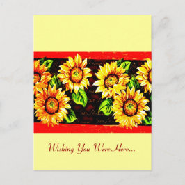 Sonnenblumen Postkarte