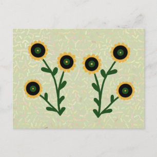Sonnenblumen Postkarte