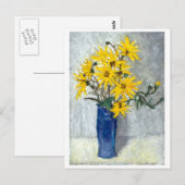 Sonnenblumen Postkarte (Vorne/Hinten)