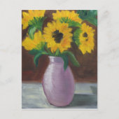 Sonnenblumen Postkarte (Vorderseite)