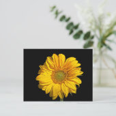 Sonnenblumen Postkarte (Stehend Vorderseite)