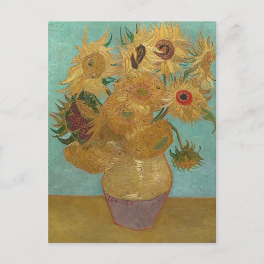 Sonnenblumen Postkarte (Vorderseite)