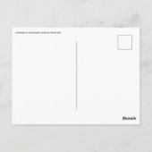 Sonnenblumen Postkarte (Rückseite)