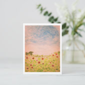 Sonnenblumen Postkarte (Stehend Vorderseite)