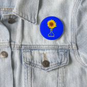 Sonnenblumen-Power Sonnenblumen und Vase Button (Beispiel)