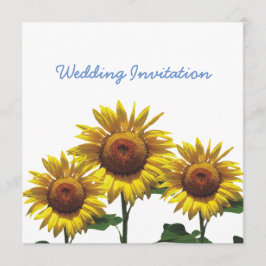 Sonnenblumen preiswerte Hochzeitspakete Set Kits Einladung
