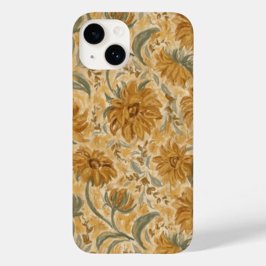 Sonnenblumen Print Phone Case (Rückseite)