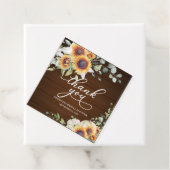 Sonnenblumen Pumpkin Fall Brautparty Geschenkanhänger (Beispiel)