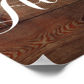 Sonnenblumen, Pumpkin & Rose Begrüßung Begrüßungsz Poster (Ecke)