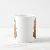 Sonnenblumen & Pumpkins fallen Vintager LKW Kaffeetasse (Mittel)