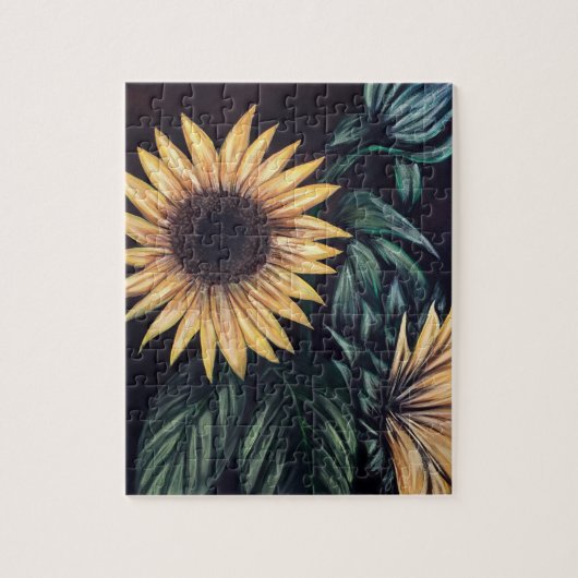 Sonnenblumen Puzzle (Vertikal)