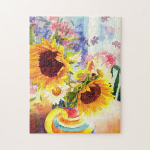 Sonnenblumen-Puzzle Puzzle