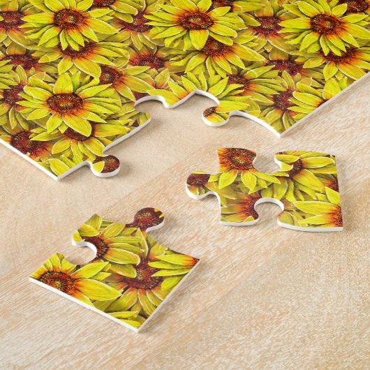 Sonnenblumen-Puzzle Puzzle (Seite)