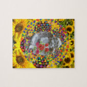 Sonnenblumen-Puzzles-Engel Puzzle (Horizontal)