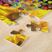 Sonnenblumen-Puzzles-Engel Puzzle (Seite)