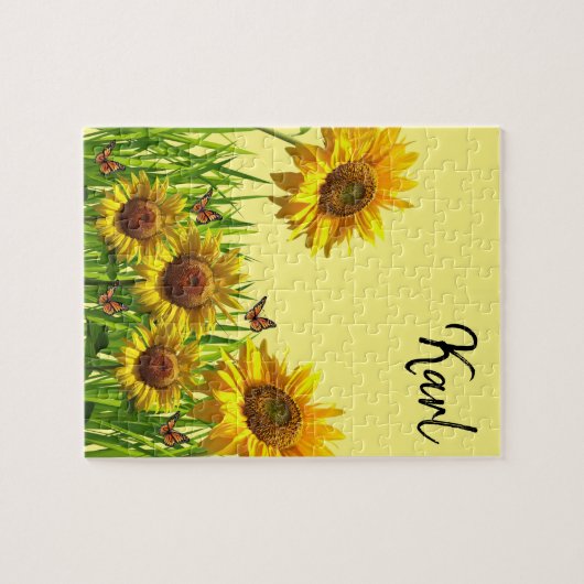 Sonnenblumen-Puzzles Puzzle (Horizontal)