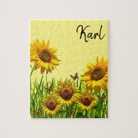 Sonnenblumen-Puzzles Puzzle (Vertikal)