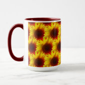 Sonnenblumen - Red Yellow Sunshine Coffee Cup Tasse (Links)