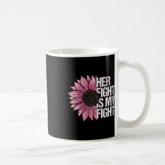 Sonnenblumen Rosa Brustkrebs Bewusstsein Frauen Wa Kaffeetasse