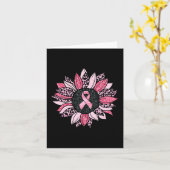 Sonnenblumen Rosa Brustkrebs Bewusstsein Frauen Wa Karte (Gelbe Blume)
