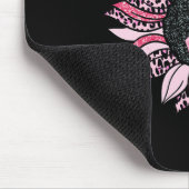 Sonnenblumen Rosa Brustkrebs Bewusstsein Frauen Wa Mousepad (Ecke)
