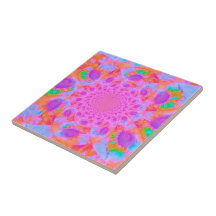 Sonnenblumen Rosa Orange Lila Vintage Kunst