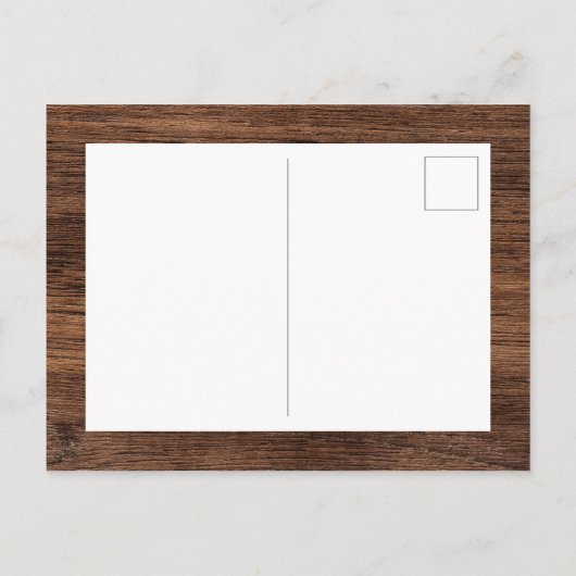 Sonnenblumen Rose Holz Land Überraschung Party Einladungspostkarte (Rückseite)