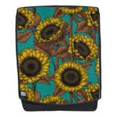 Sonnenblumen Rucksack (Vorderseite)