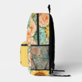Sonnenblumen-Rucksack Bedruckter Rucksack (Rechts)