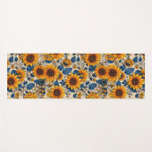 Sonnenblumen-Ruhe: Die Strahlung der Natur verkörp Yogamatte (Vorderseite (Horizontal))