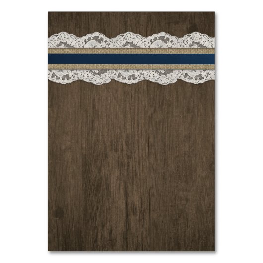 Sonnenblumen Rustikal Blauer Empfang + Hotelkarten Tischnummer (Rückseite)