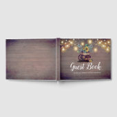 Sonnenblumen Rustikale Hochzeit im Herbst Gästebuch (Voll)