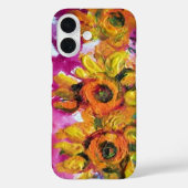 SONNENBLUMEN Rustikale Landschaft, Gelbe Blüte Case-Mate iPhone Hülle (Rückseite)