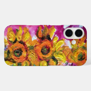 SONNENBLUMEN Rustikale Landschaft, Gelbe Blüte iPhone 16 Hülle