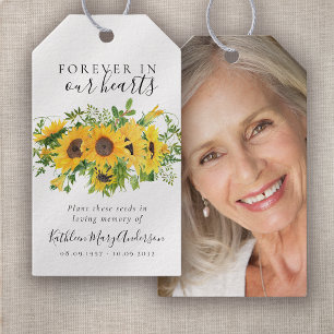 Sonnenblumen-Samenpackungs-Gedenk-Anhänger für Bee Geschenkanhänger