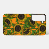 Sonnenblumen Samsung Galaxy Hülle (Rückseite (Horizontal))