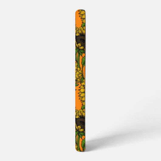 Sonnenblumen Samsung Galaxy Hülle (Linke Seite)