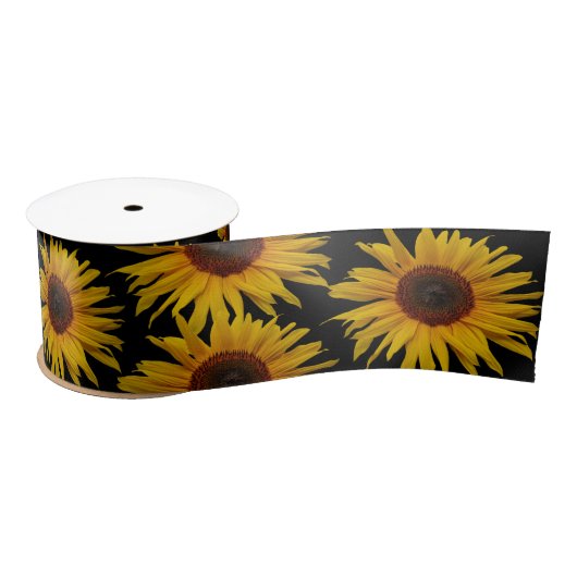 Sonnenblumen Satinband (Spule)