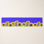 Sonnenblumen Scarf Ukrainische Flaggenfarben - Fre Schal<br><div class="desc">Sonnenblumen Scarves - Freiheit Ukraine Frieden ukrainische Flaggenfarben - Unterstützung Unabhängigkeit gemeinsam - Sieg ! Machen wir die Welt zu einem besseren Ort - alle zusammen! Eine bessere Welt beginnt - hängt ab - braucht Ihr auch! Sie können auf mehr als 1000 Zazzle-Produkte übertragen. Ändern Sie die Größe und verschieben...</div>