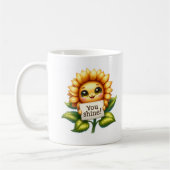 Sonnenblumen-Schatz  Kaffeetasse (Links)