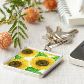 Sonnenblumen Schlüsselanhänger (Seite)