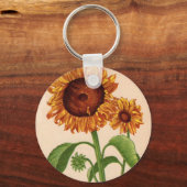 Sonnenblumen Schlüsselanhänger (Vorderseite)