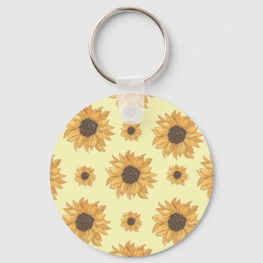 Sonnenblumen Schlüsselanhänger (Vorderseite)