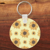 Sonnenblumen Schlüsselanhänger (Vorderseite)