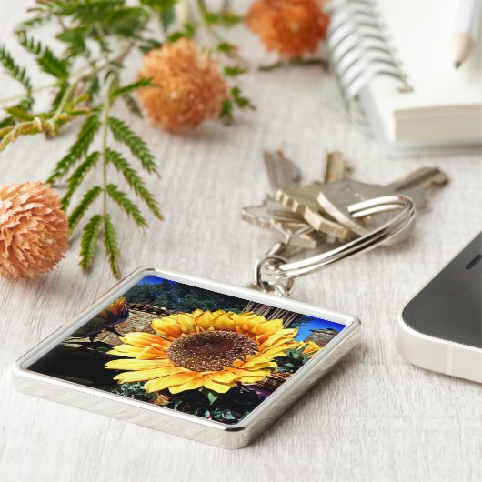 Sonnenblumen Schlüsselanhänger (Seite)