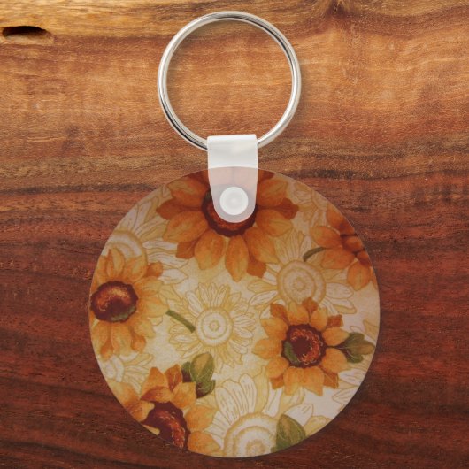 Sonnenblumen Schlüsselanhänger (Vorderseite)